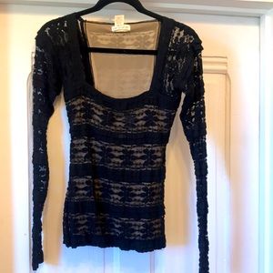 M.L.L.P. Lace Stretch Top